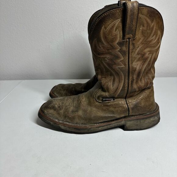 Wolverine Mens Leather Rancher Steel Toe Work Boot Size 10,5M See Notes - Picture 6 of 16